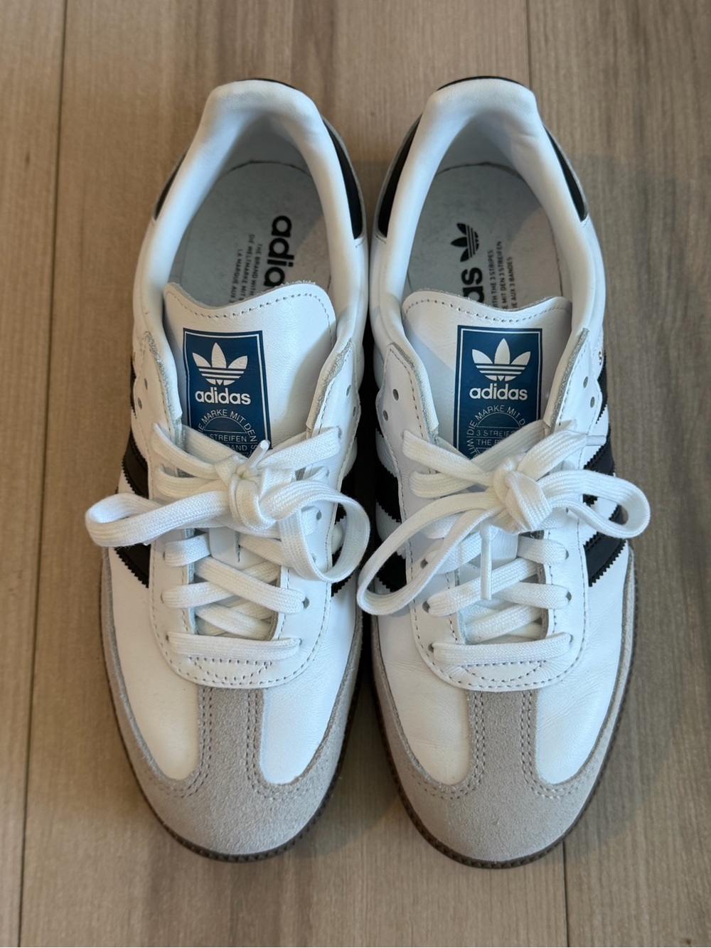 Adidas OG Samba Sneakers (Cloud White / Core Black) - Picture 5 of 9